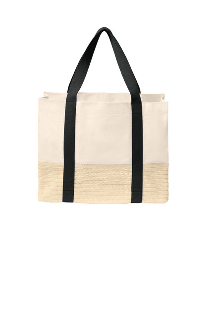 Straw Market Tote BG450 (Choose Your Logo)
