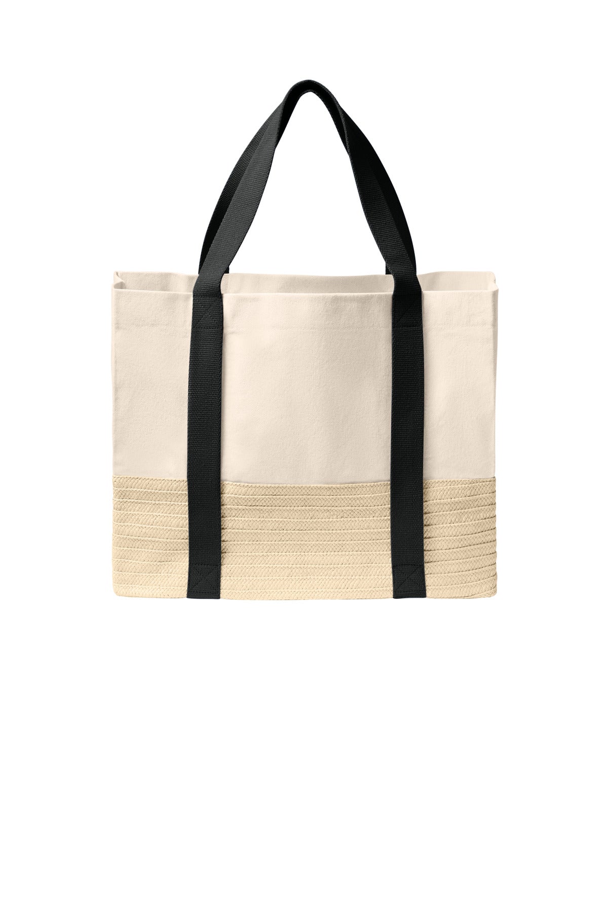Straw Market Tote BG450 (Choose Your Logo)