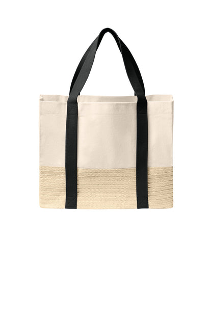 Straw Market Tote BG450 (Choose Your Logo)