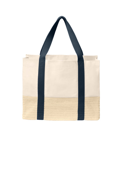 Straw Market Tote BG450 (Choose Your Logo)