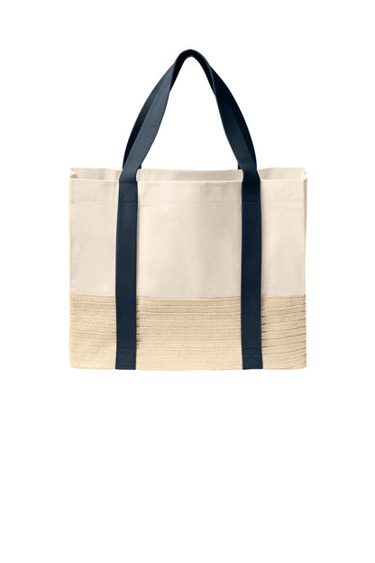 Straw Market Tote BG450 (Choose Your Logo)