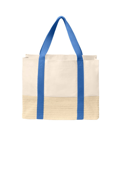 Straw Market Tote BG450 (Choose Your Logo)
