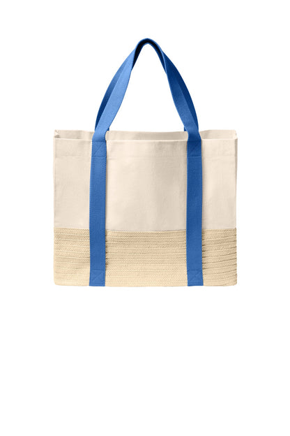 Straw Market Tote BG450 (Choose Your Logo)