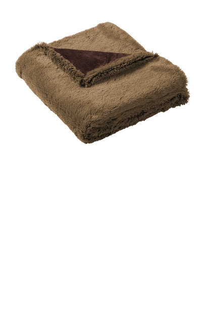 Port Authority Faux Fur Blanket. BP45 (Choose Your Design)