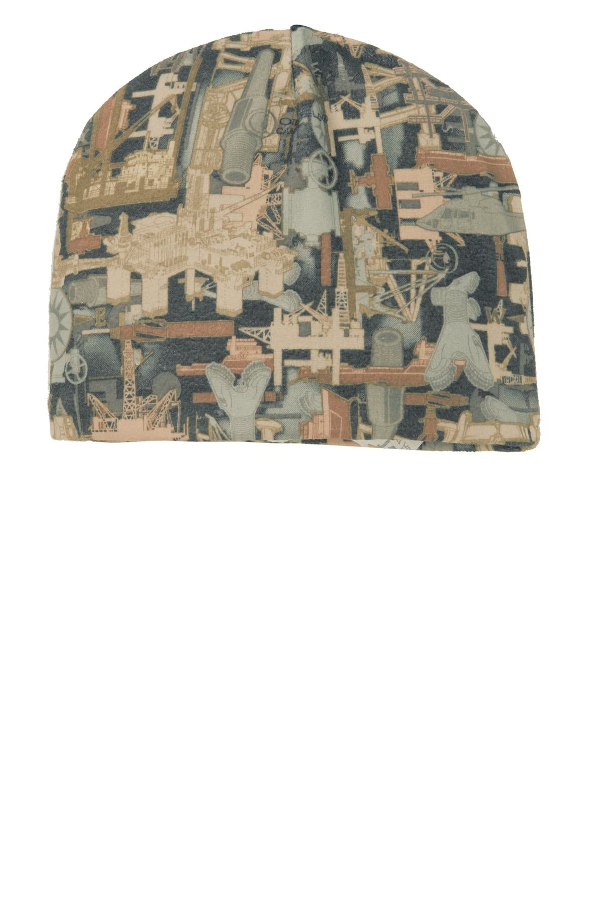 Port Authority Camouflage Fleece Beanie. C901 (Choose Your Design)