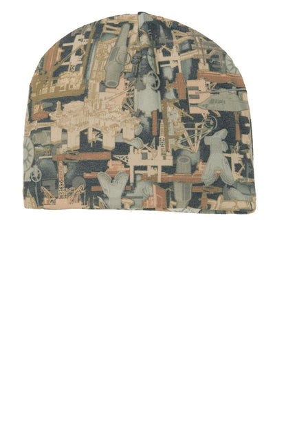 Port Authority Camouflage Fleece Beanie. C901 (Choose Your Design)