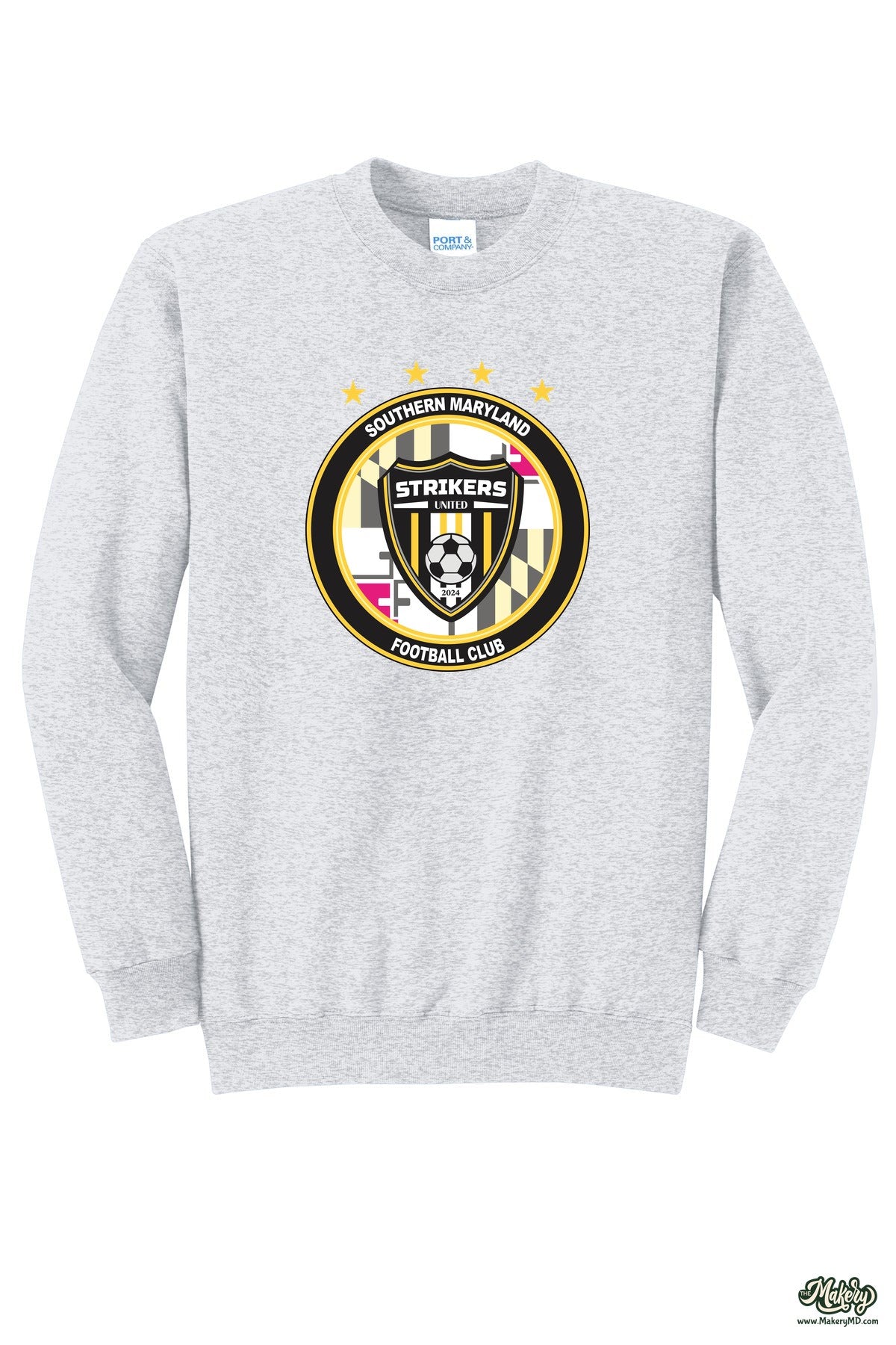 Crewneck Sweatshirt / Ash / front