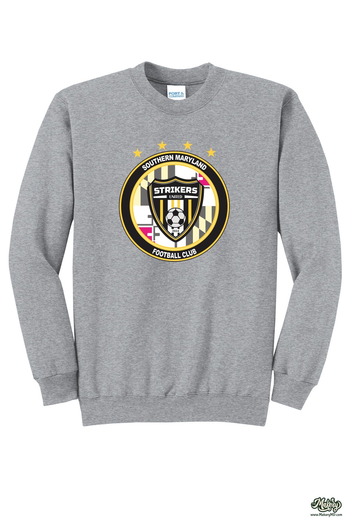 Crewneck Sweatshirt / Athletic Heather / front