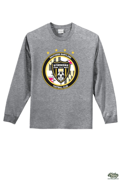 Long Sleeve Cotton Tee / Athletic Heather / front