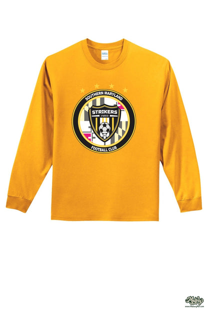 Long Sleeve Cotton Tee / Gold / front