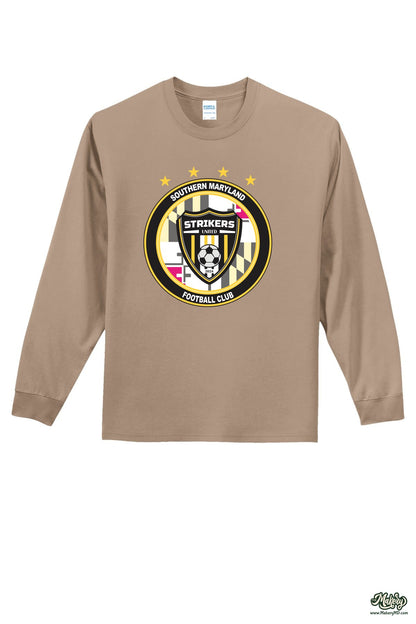 Long Sleeve Cotton Tee / Sand / front