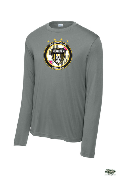 Long Sleeve Performance Tee / Grey Concrete / front