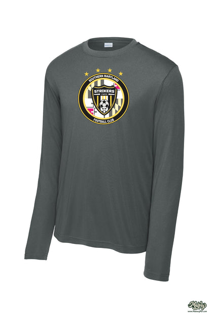 Long Sleeve Performance Tee / Iron Grey / front