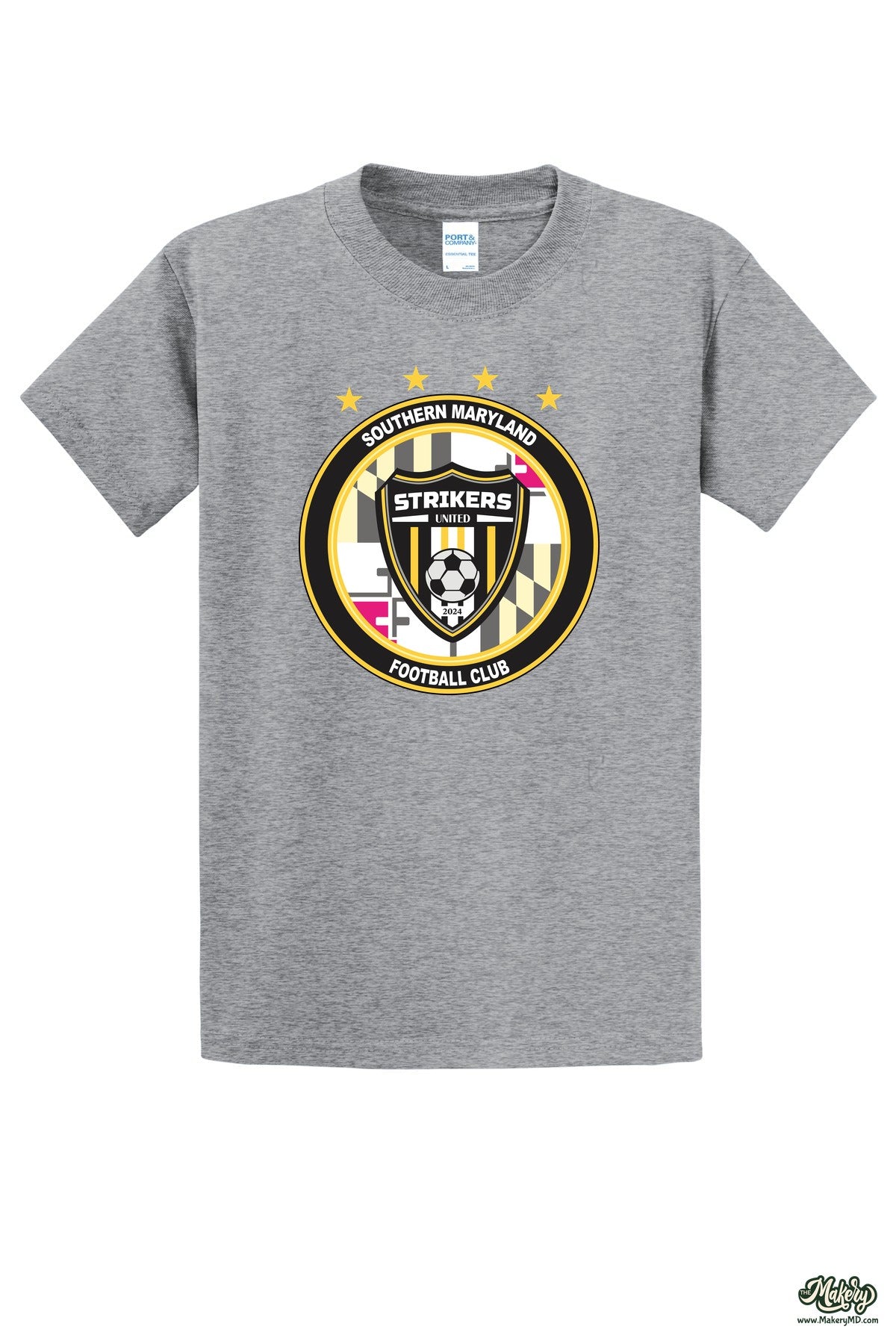 Short Sleeve Cotton Tee / Athletic Heather / front