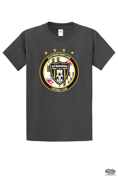 Short Sleeve Cotton Tee / Charcoal / front