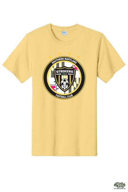 Short Sleeve Cotton Tee / Daffodil Yellow / front