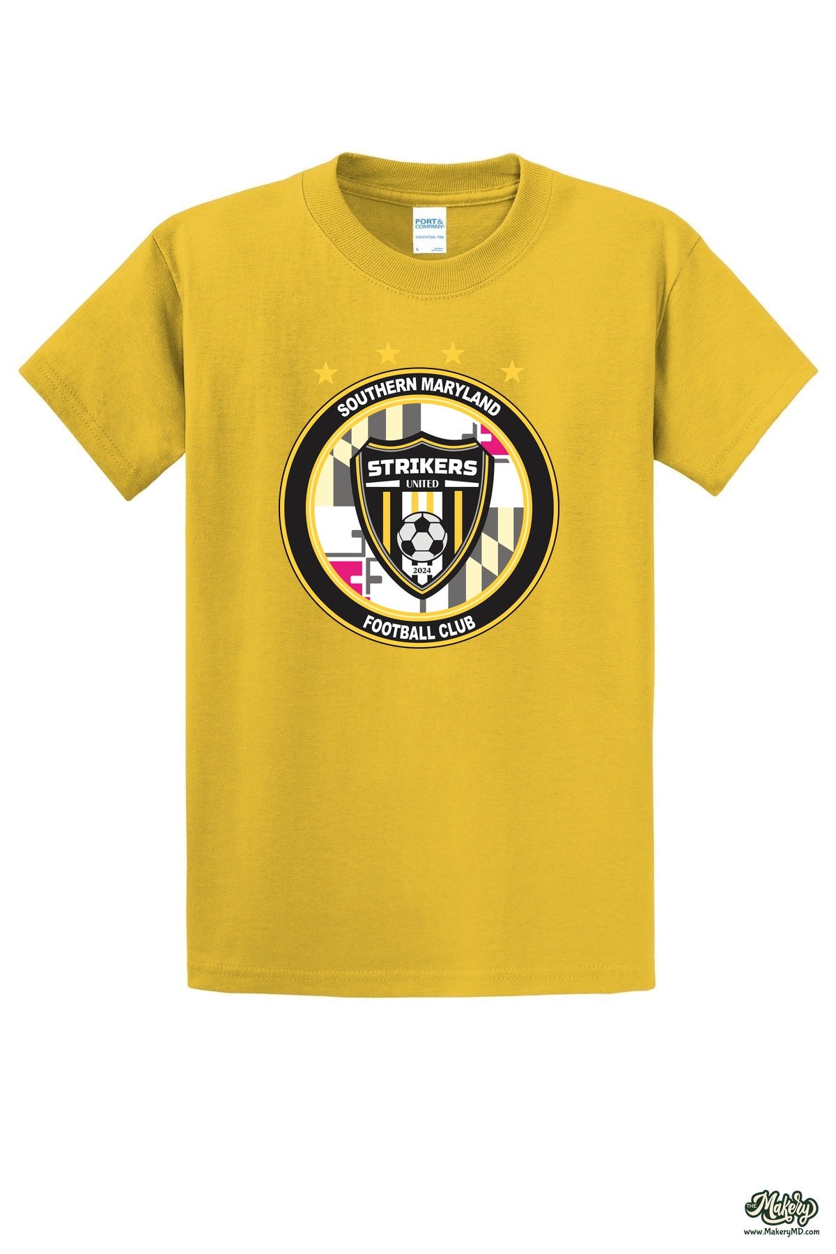 Short Sleeve Cotton Tee / Lemon Yellow / front