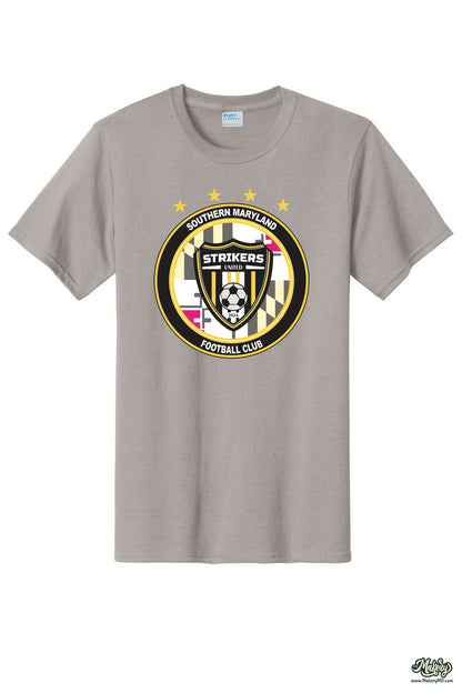 Short Sleeve Cotton Tee / Medium Grey / front