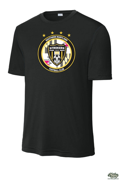 Short Sleeve Performance Tee / Black / front