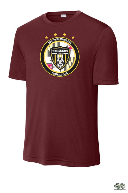Short Sleeve Performance Tee / Cardinal / front