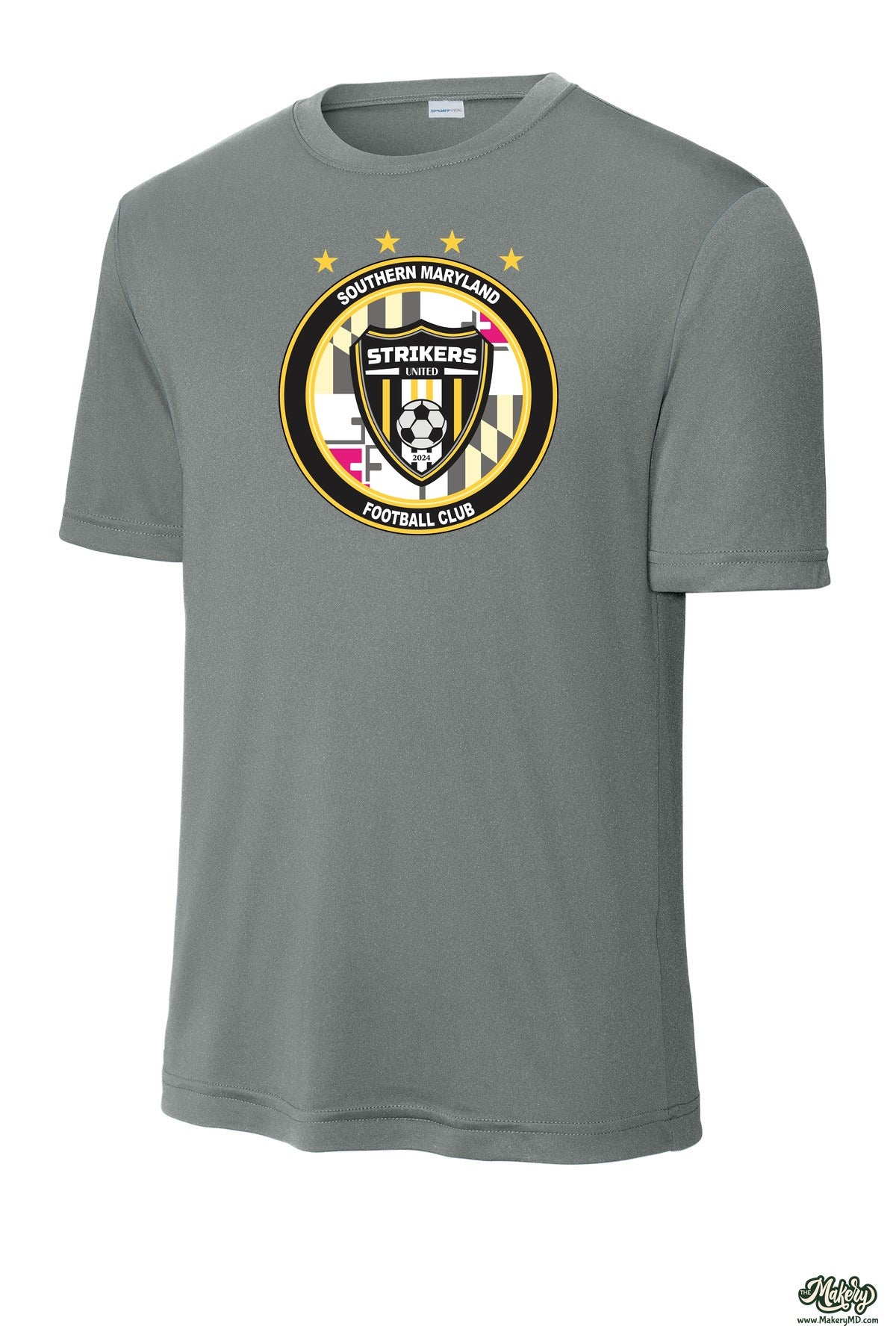 Short Sleeve Performance Tee / Grey Concrete / front
