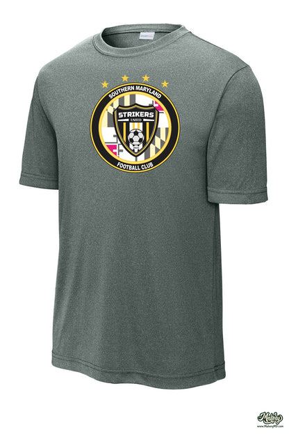 Short Sleeve Performance Tee / Grey Concrete Heather / front