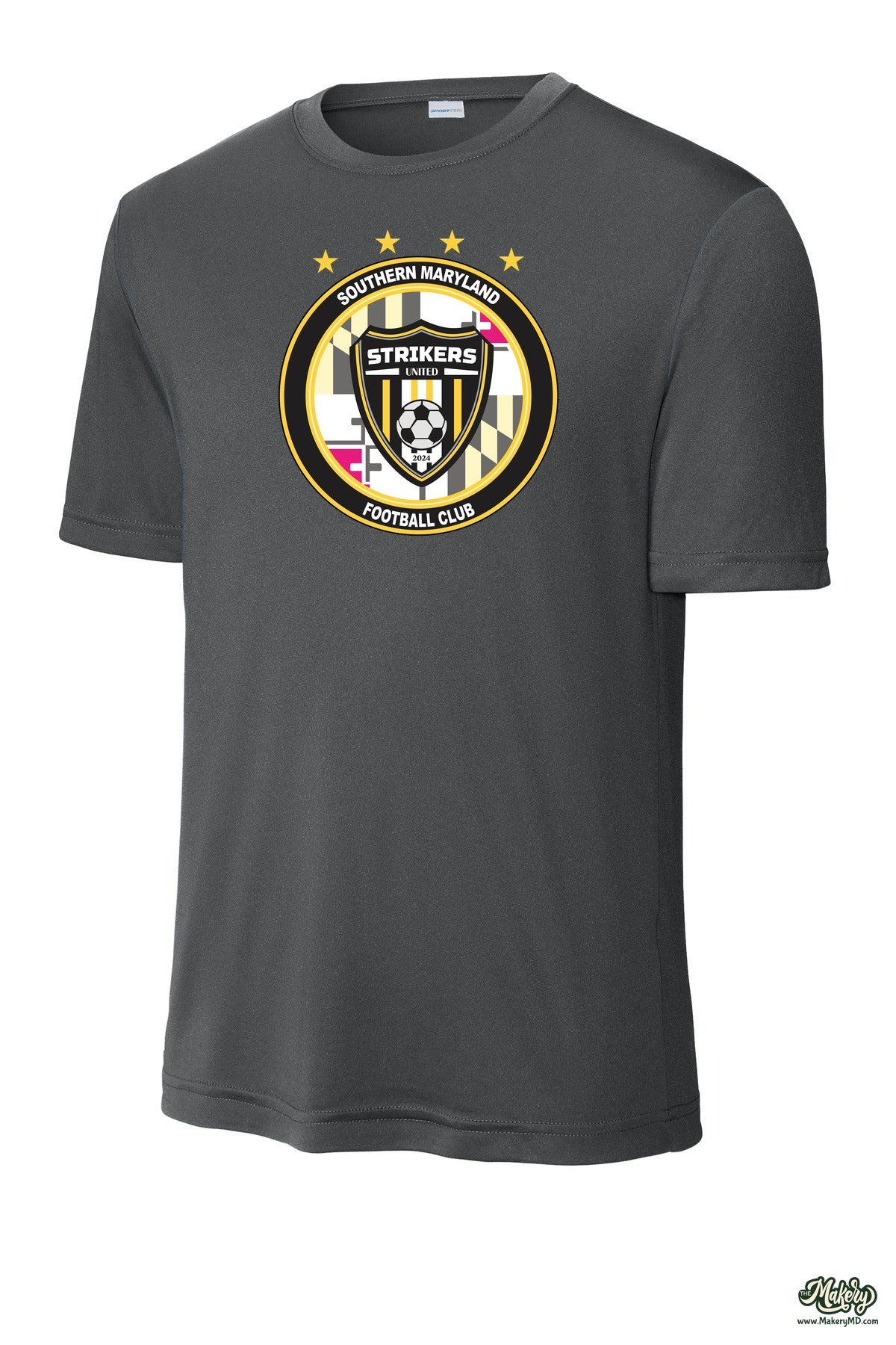 Short Sleeve Performance Tee / Iron Grey / front