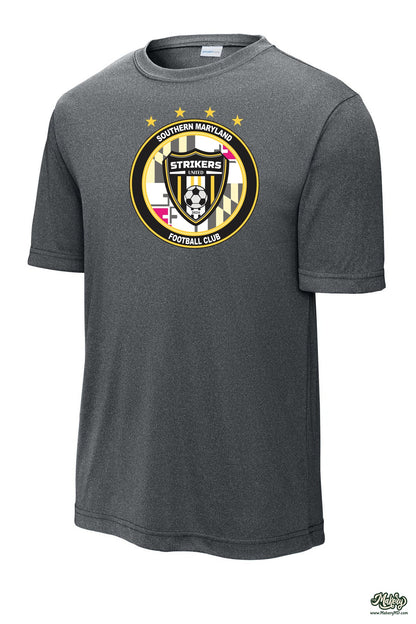 Short Sleeve Performance Tee / Iron Grey Heather / front