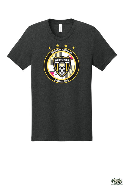 Short Sleeve Ringspun Cotton Tee / Dark Grey Heather / front