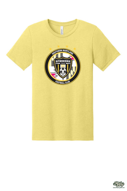 Short Sleeve Ringspun Cotton Tee / Heather Yellow / front