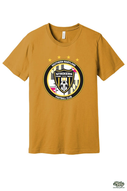 Short Sleeve Ringspun Cotton Tee / Mustard / front