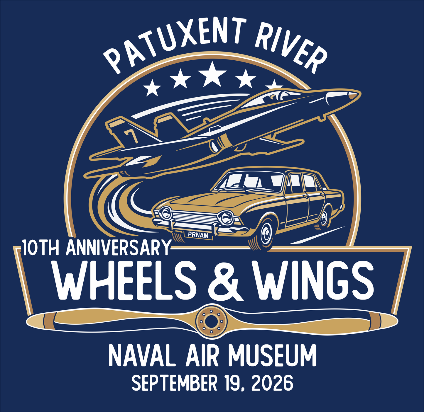 Wheels & Wings 2026 Patuxent River Naval Air Museum Merch PREORDER (MAIL TO YOU)