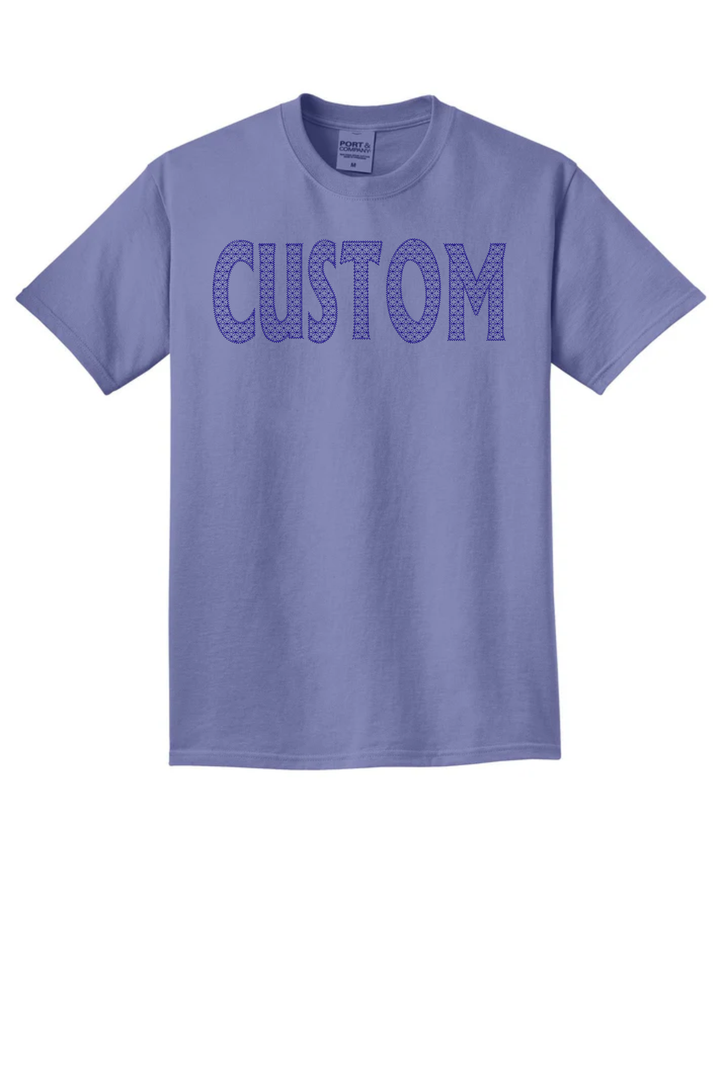 Starburst - Custom Embroidered Text (M00-E-MCross11)