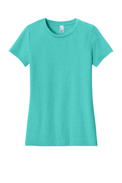 District Women's Perfect Blend CVC Tee. DM108L (Choose Your Design)