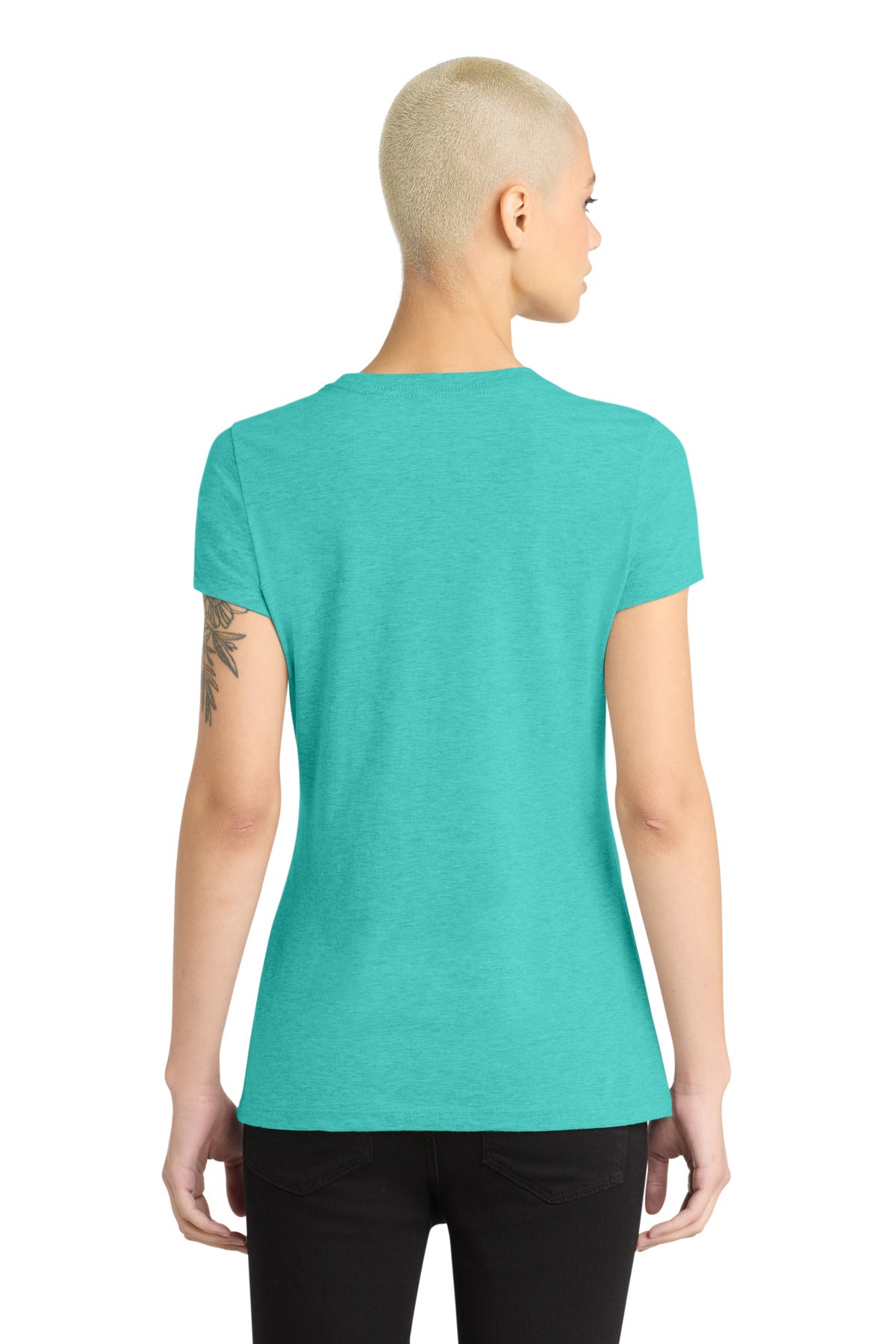 District Women's Perfect Blend CVC Tee. DM108L (Choose Your Design)