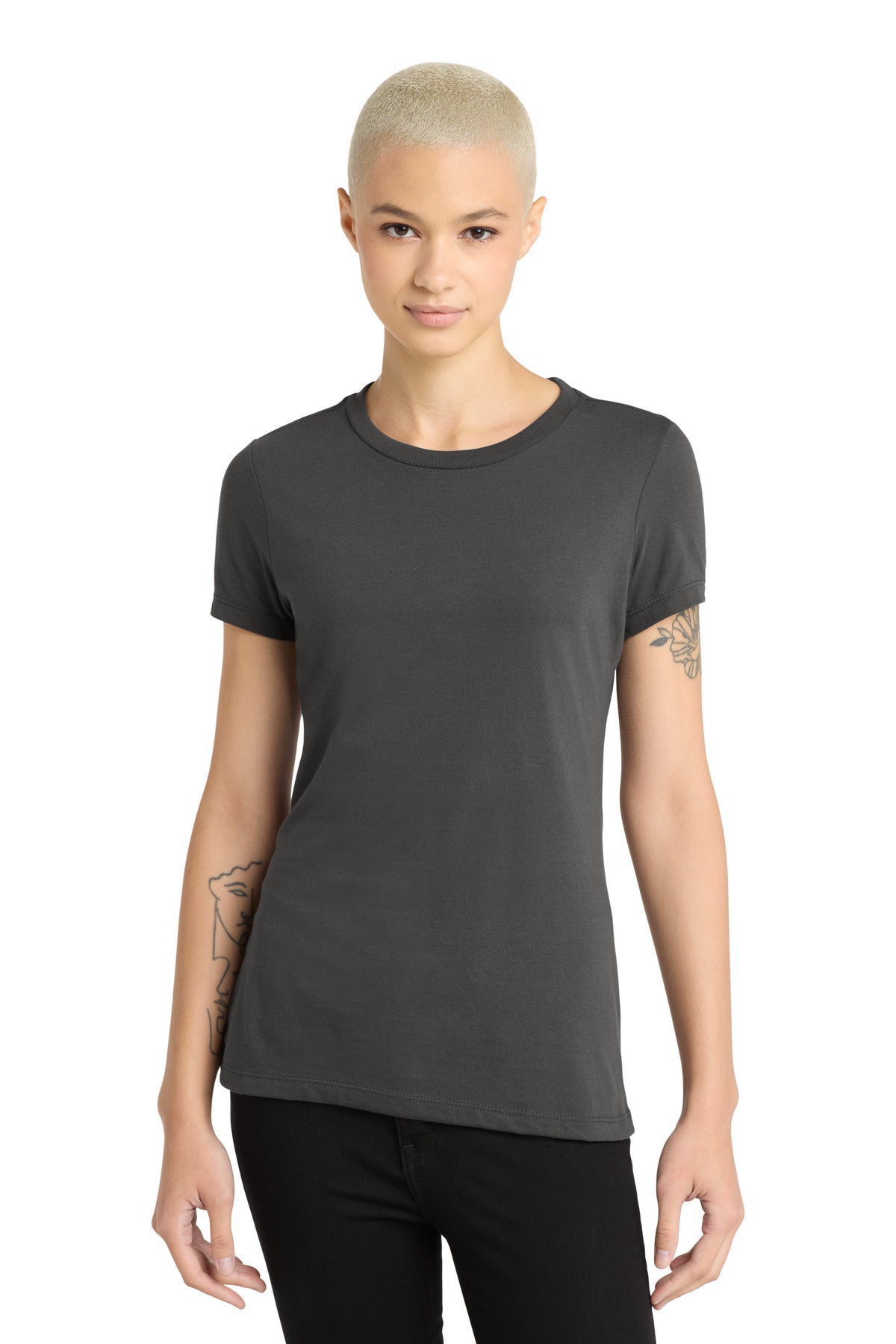 District Women's Perfect Blend CVC Tee. DM108L (Choose Your Design)