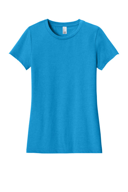 District Women's Perfect Blend CVC Tee. DM108L (Choose Your Design)