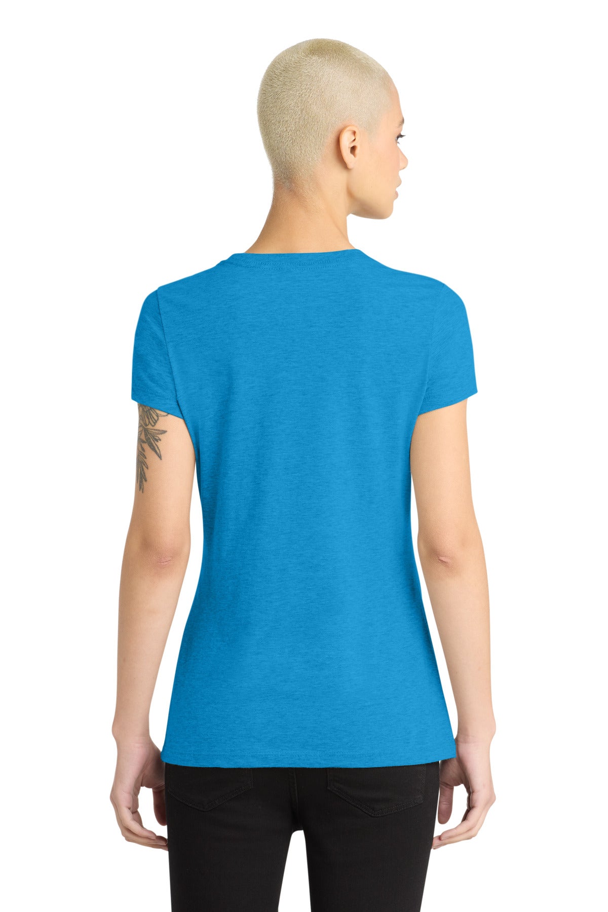 District Women's Perfect Blend CVC Tee. DM108L (Choose Your Design)