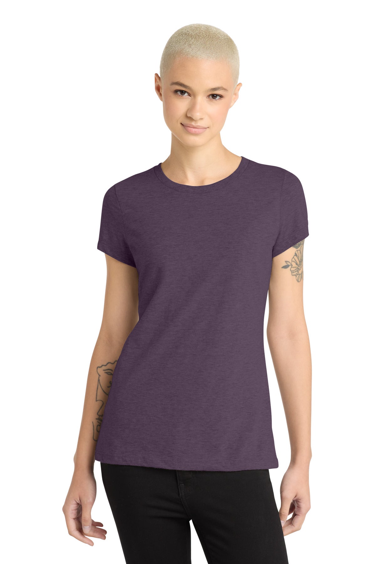 District Women's Perfect Blend CVC Tee. DM108L (Choose Your Design)