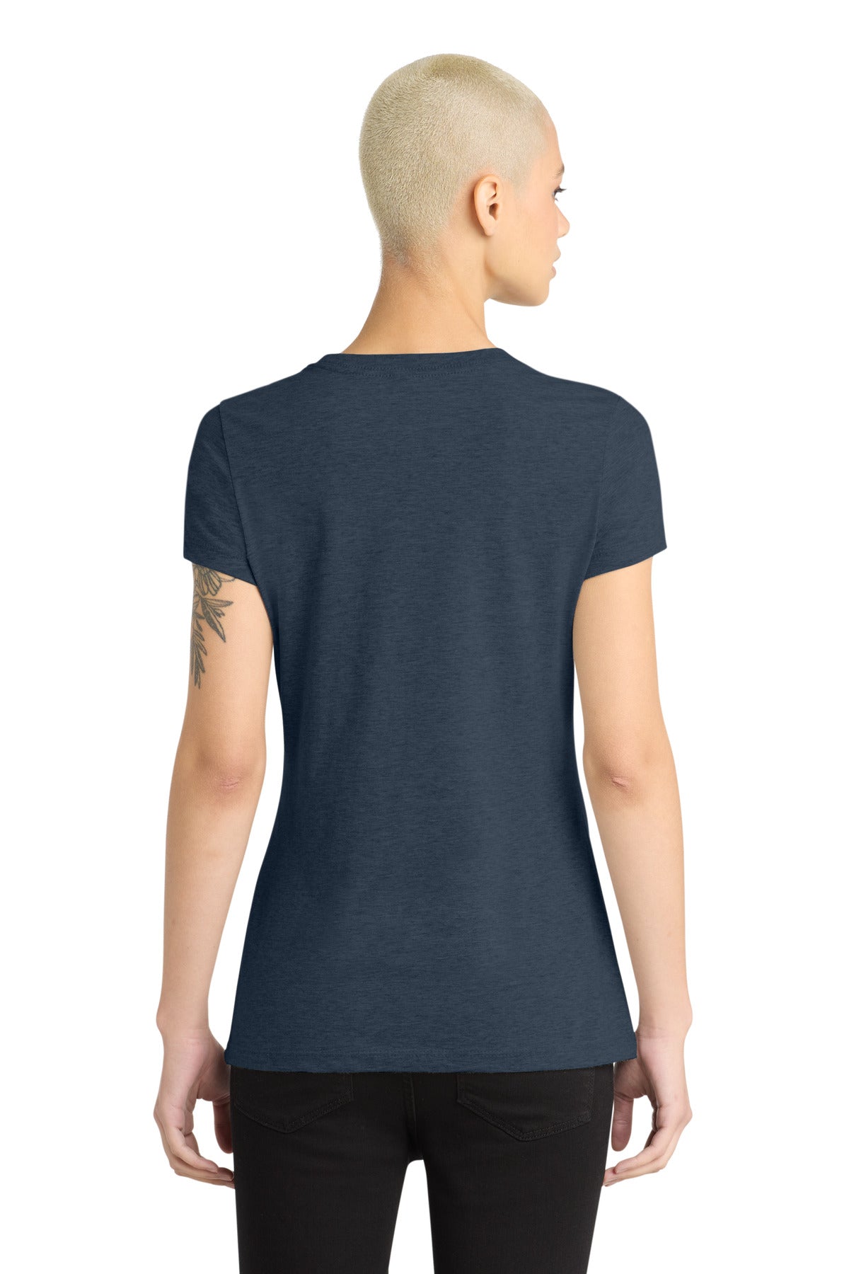 District Women's Perfect Blend CVC Tee. DM108L (Choose Your Design)