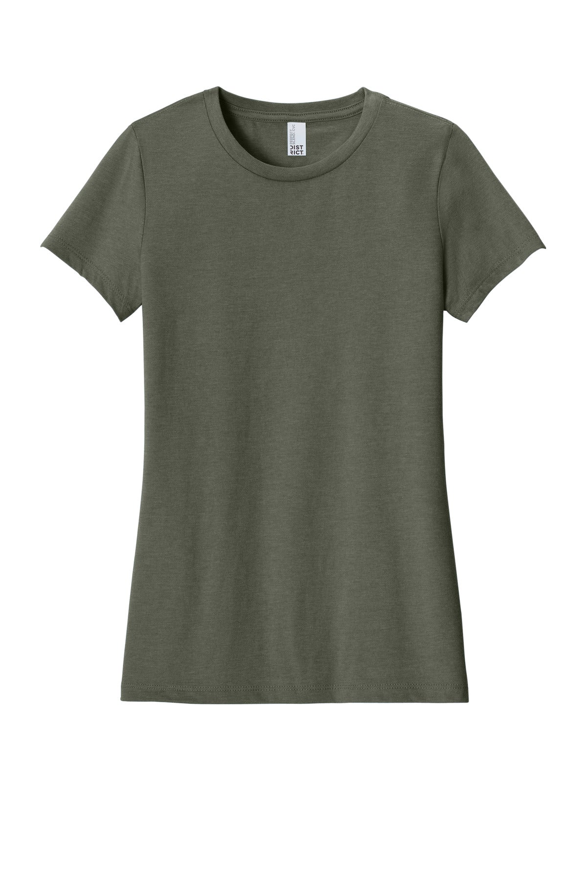 District Women's Perfect Blend CVC Tee. DM108L (Choose Your Design)