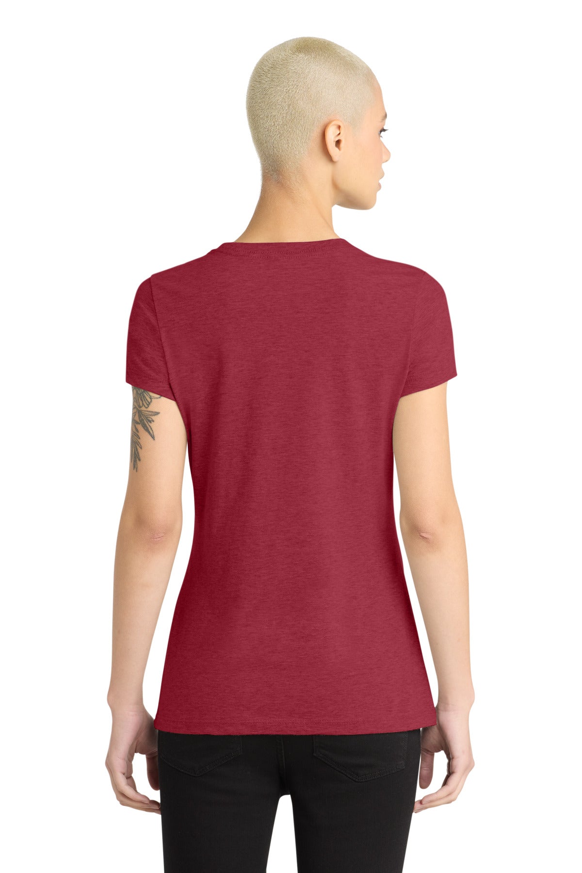 District Women's Perfect Blend CVC Tee. DM108L (Choose Your Design)