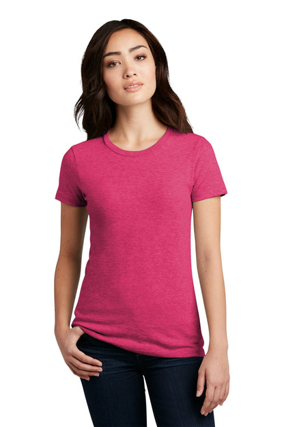 District Women's Perfect Blend CVC Tee. DM108L (Choose Your Design)