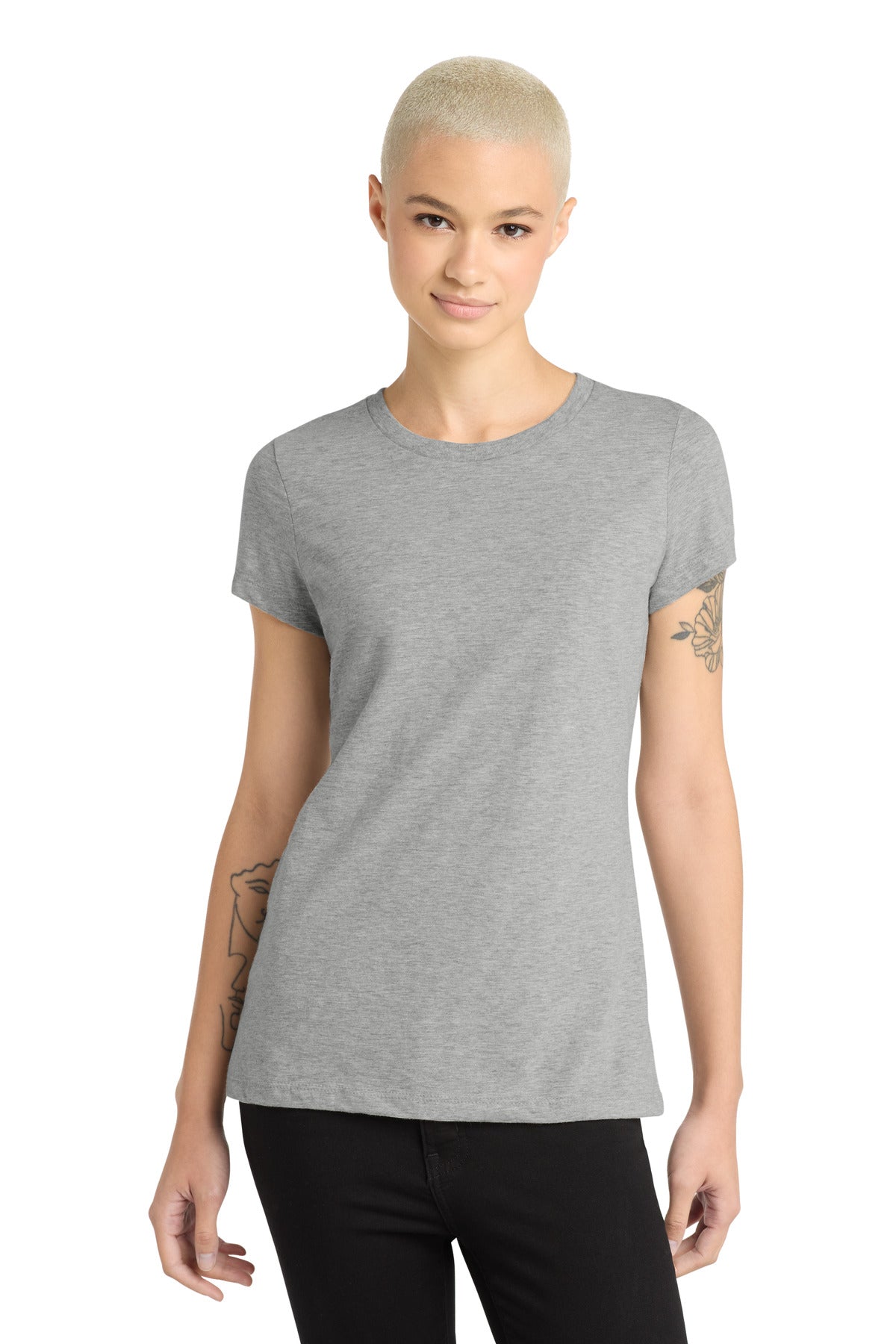 District Women's Perfect Blend CVC Tee. DM108L (Choose Your Design)