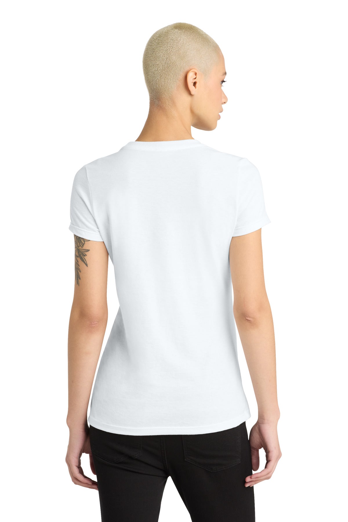 District Women's Perfect Blend CVC Tee. DM108L (Choose Your Design)