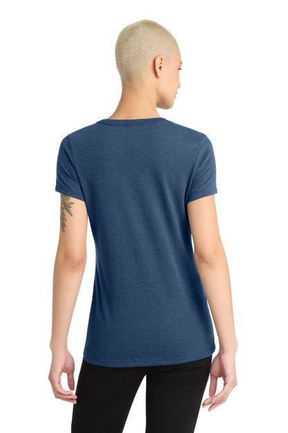 District Women's Perfect Blend CVC V-Neck Tee. DM1190L