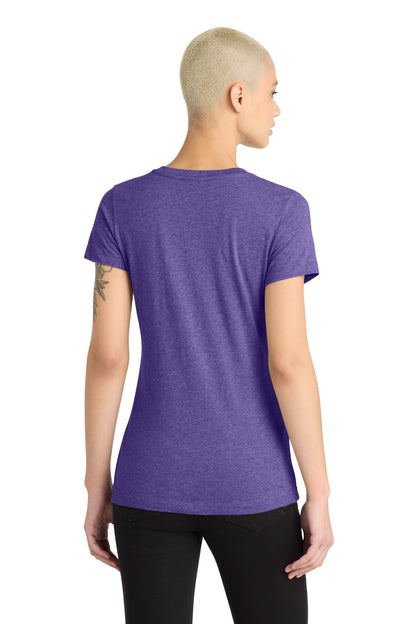 District Women's Perfect Blend CVC V-Neck Tee. DM1190L
