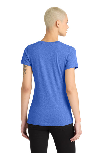 District Women's Perfect Blend CVC V-Neck Tee. DM1190L