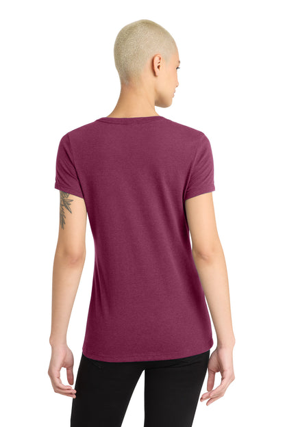 District Women's Perfect Blend CVC V-Neck Tee. DM1190L