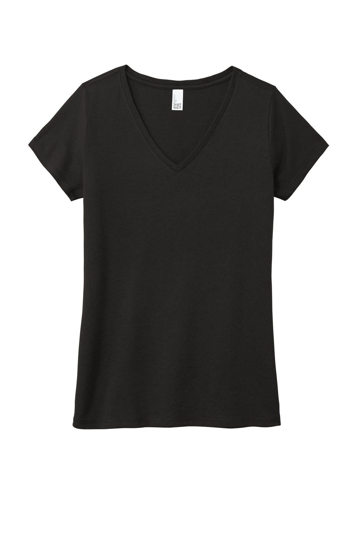 District Women's Perfect Tri V-Neck Tee. DM1350L (Choose Your Design)